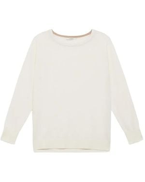 Maliparmi Crew Neck Jumper - White