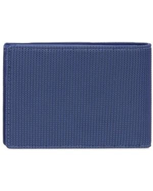 Piquadro Flip-Up Id-Window Wallet - Blue
