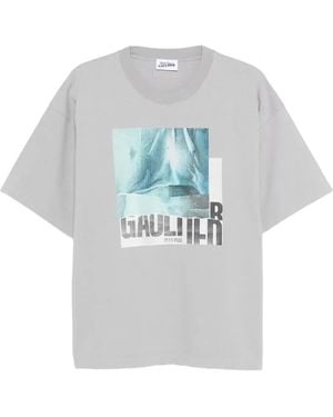Jean Paul Gaultier Graphic-Print T-Shirt - White