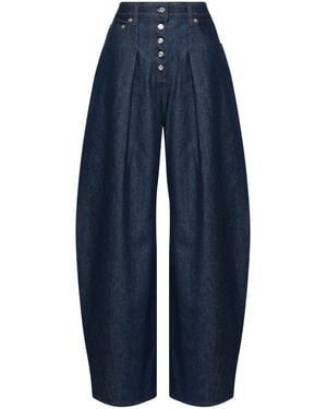 Jacquemus Blue Les Sculptures 'le De-nîmes Ovalo' Jeans