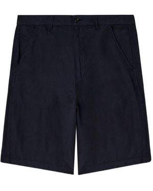 DIESEL Buttoned Five-Pocket Shorts - Blue