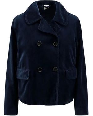 Aspesi Double-Breasted Blazer - Blue