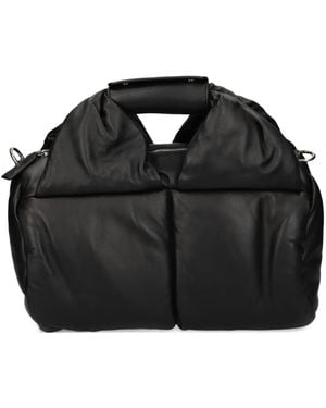 Vic Matié Panelled Padded Tote Bag - Black