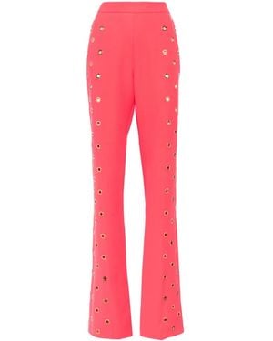 Saiid Kobeisy Metal-Ring Tailored Trousers