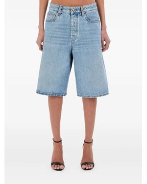 Amiri Knee-Length Denim Shorts - Blue