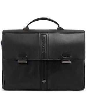 Piquadro Portadocumenti Con Applicazione - Nero