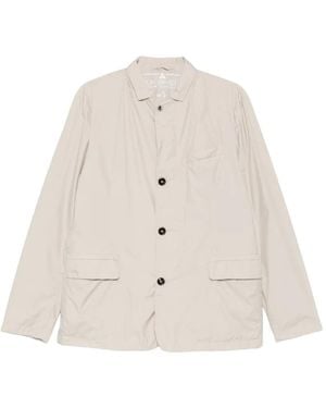 Heskimo Buttoned Flap-Pocket Jacket - White