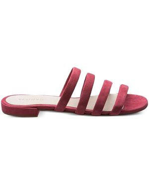 Alohas Cecile Multi-Strap Suede Sandals - Pink