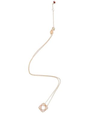 TinyOm Muladhara Necklace - White