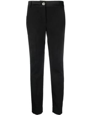 Philipp Plein Cady High-Waist Trousers - Black