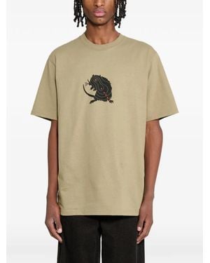 Stussy Graphic-Print T-Shirt - Natural