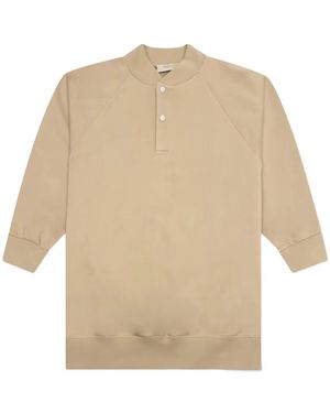 Fear Of God Henley Sweatshirt - Natural