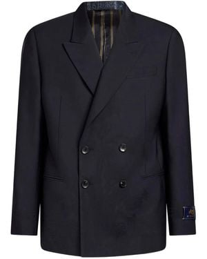 Etro Double-Breasted Jacket - Blue