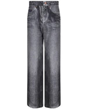 Pierre Louis Mascia Trompe-L'Oeil Effect Jeans - Grey
