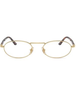 Persol Oval-Frame Glasses - White