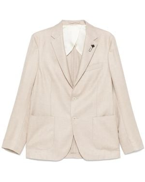 Lardini シングルジャケット - ナチュラル