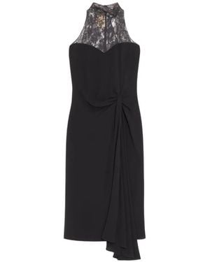 Valentino Garavani Georgette Midi Dress - Black