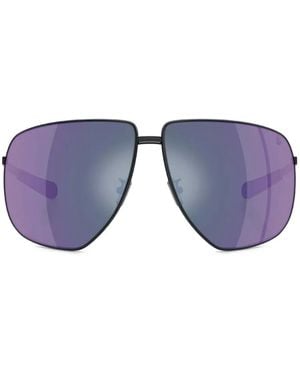 Moncler Geometic-Frame Sunglasses - Purple