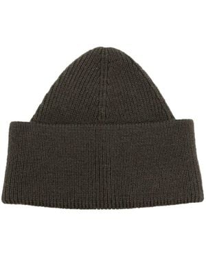 Craig Green Eyelet-Detail Ribbed-Knit Beanie - Black