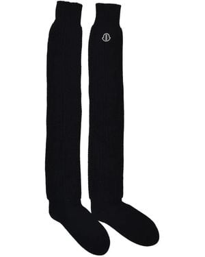 Moncler Hiking Cotton Socks - Black
