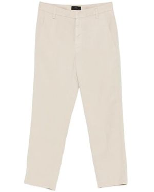 Dondup Logo-Detail Pants - White