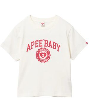AAPE BY A BATHING AP Graphic T-Shirt - White