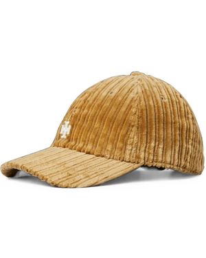 Tory Burch Corduroy Baseball Hat - Metallic