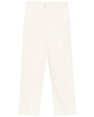 Aspesi Buttoned Pants - White