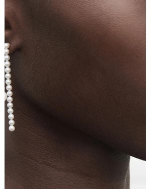 Sophie Bille Brahe La Valse Freshwater Pearl Earrings - White