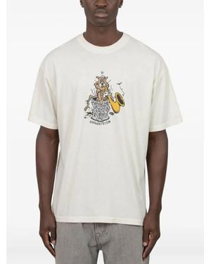 Brain Dead Graphic-Print T-Shirt - White