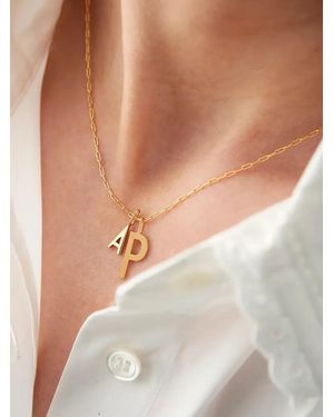 Design Letters P-Letter Pendant - White