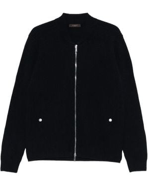 Zanone Jack Met Rits - Zwart