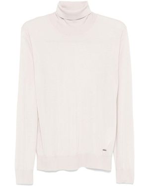 Brioni Fine-Knit Jumper - White