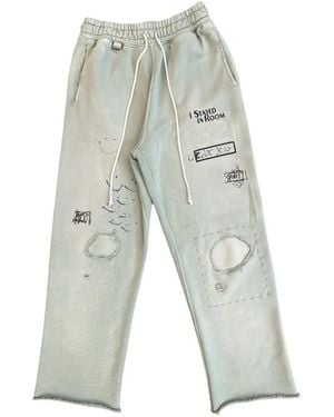 PALY Pantalones De Chándal Alta Cienega Con Estampado Gráfico - Blanco