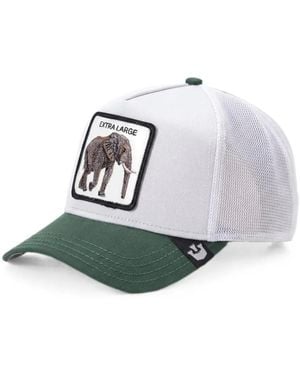 Goorin Bros Extra Large Animal-Patch Trucker Cap - White