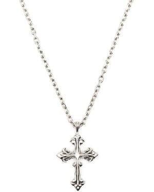 Emanuele Bicocchi Cross Pendant Necklace - Metallic