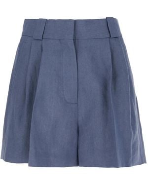 Blazé Milano Curved-Pocket Shorts - Blue