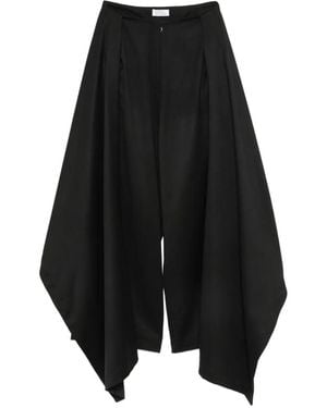 Vestiaire d'un Oiseau Libre Zip Palazzo Trousers - Black