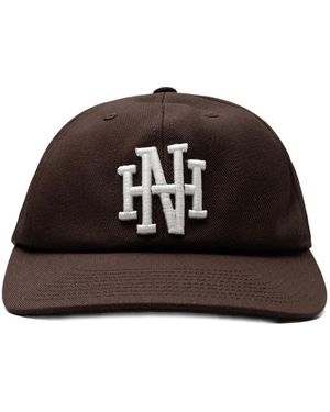 Neighborhood Monogram-Embroidered Baseball Cap - Black