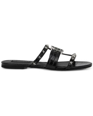 Philipp Plein Cocco Stars Sandals - White
