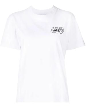 Sacai Graphic-Print T-Shirt - White
