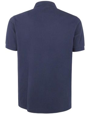 Fred Perry Logo-Embroidered Polo Shirt - Blue