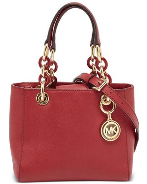 Michael Kors プレオウンド Cynthia ショルダーバッグ - レッド