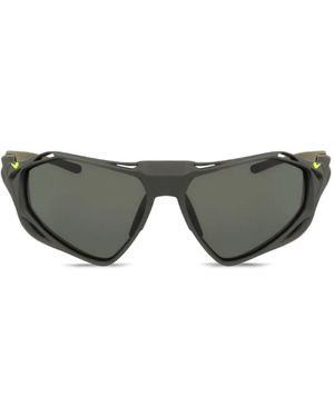 Nike Geometric-Frame Sunglasses - Grey