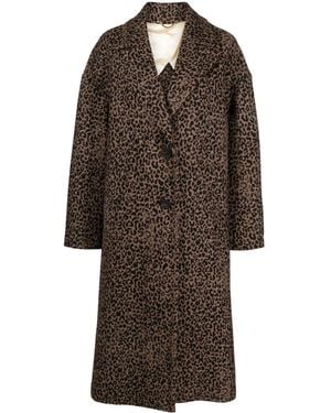 Golden Goose レオパード コート - ブラウン