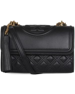 Tory Burch タッセル マトラッセ ショルダーバッグ - ブラック