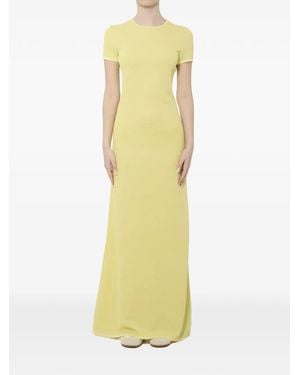 Jacquemus Short-Sleeved Maxi Dress - Yellow
