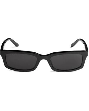 Balenciaga Daily Rectangle Unglasses - Black