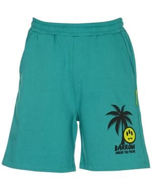 Barrow Palm Tree-Print Shorts - Green