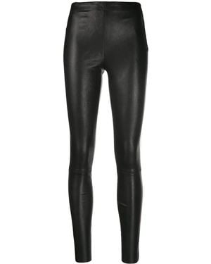 Alice + Olivia Maddox Leather Leggings - Black